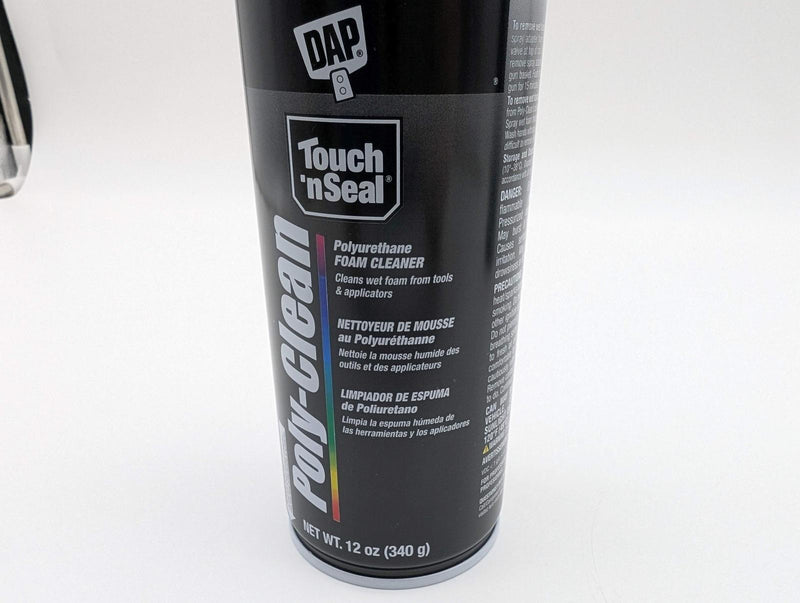 Dap Touch 'n Seal Polyurethane Foam Cleaner 12 Oz Pack of 2 Aerosol Cans 3