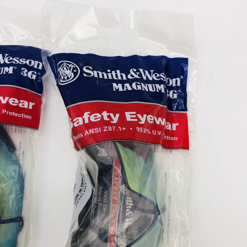 Jackson 3011824 Safety Glasses Smith & Wesson Magnum Gold Metallic Mirror 2 Pair 4