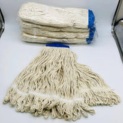 Cotton Mop Head Replacement Screw-On Fits 3/4-5 Acme Looped End 24oz Pack of 6 1