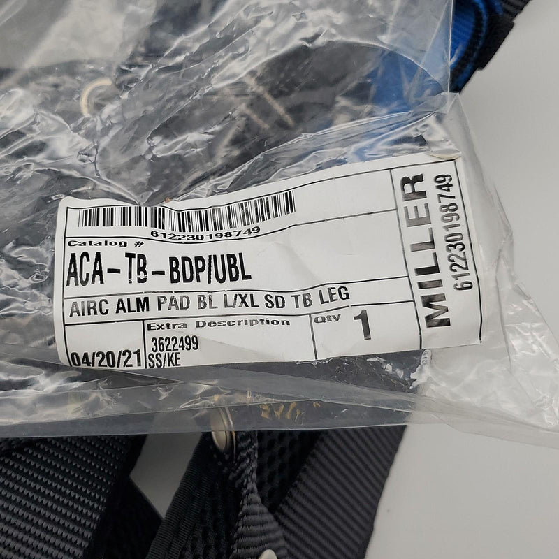 Honeywell Miller ACA-TB-BDP/UBL Full Body Harness L/XL 400lbs Weight Cap 8