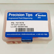 Nordson 7017976 Barrell Caps Twist-On Tip Ultra Series Orange 50/Box 1