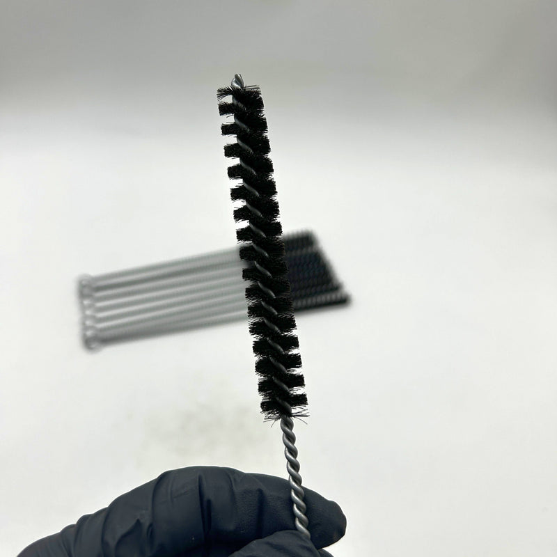 Osborn 56188 Tube Brush Horse Hair 1/2 Diameter x 4 Face Width x 12 Length 10pk