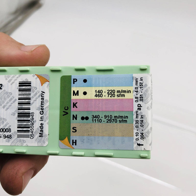 Walter CCGT3 2.5 2-PM2 WXN10 Turning Insert Carbide 5025573 PVD/TiCN Plus 10pk 4