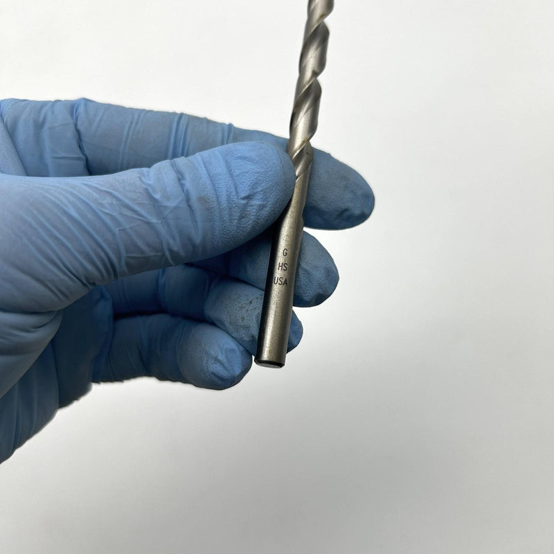 Cle-Line C22975 Jobber Length Drill Bit 1898 Letter G HSS Bright Right Hand 12pk 5