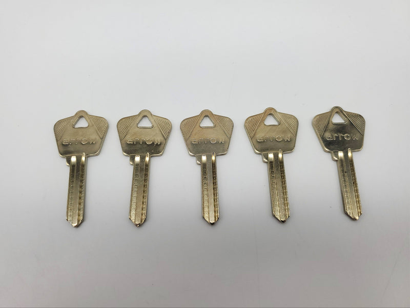 5x Arrow K71 Key Blanks 91EFG Keyway Nickel Silver 6 Pin NOS 3