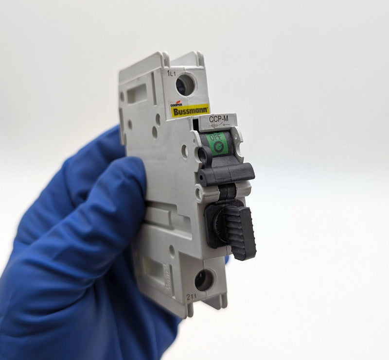 Bussmann CCP-1-30M Fusible Disconnect 30A 600V Single Pole Midget Breaker 1