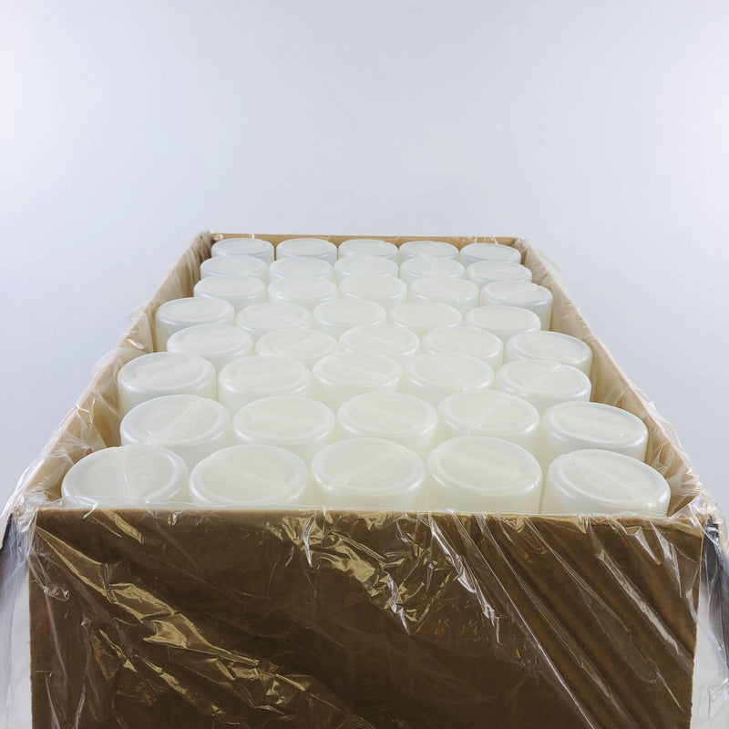 Alpha 16J70NANTI Plastic Round Jar 16oz 70/400 Natural Anti Static No Lid 160/Cs 6