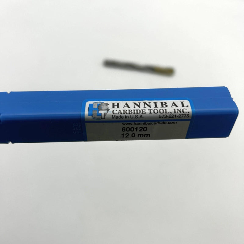 Hannibal 600120 Jobber Length Drill Bit Type 600 0.4724/12mm Diameter 5-7/8 OAL 2