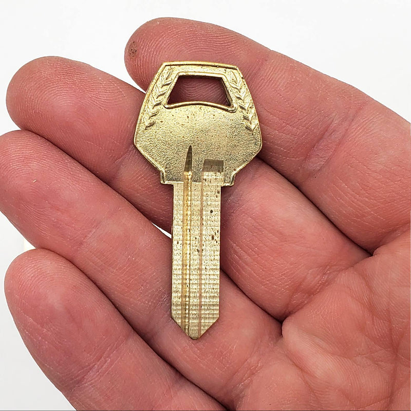 5x Corbin Z1-59B2-5 Key Blanks 59B2 Keyway 5 Pin Brass Nickel Plated 2