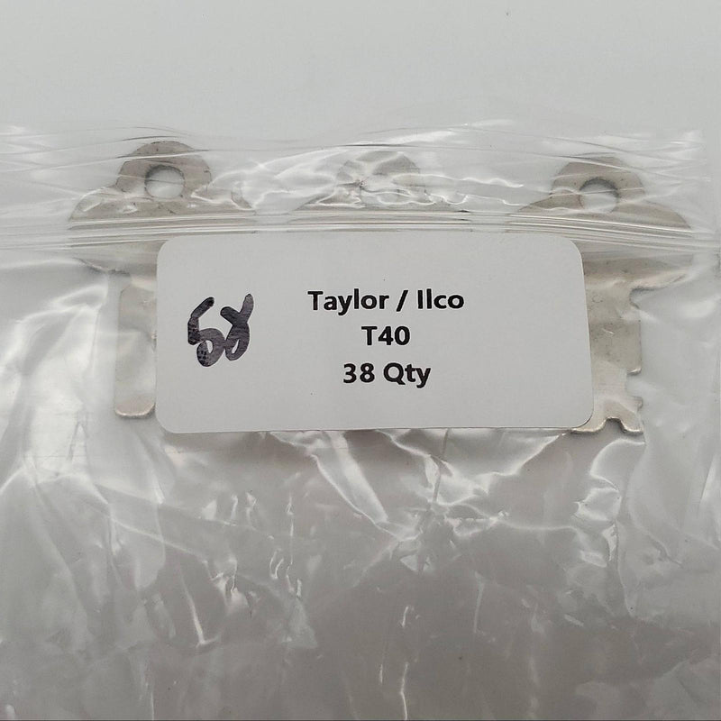 5x Taylor Ilco T40 Key Blanks For Eagle 0.06" Thick x 0.41" Wide x 1.6" OAL Flat 4