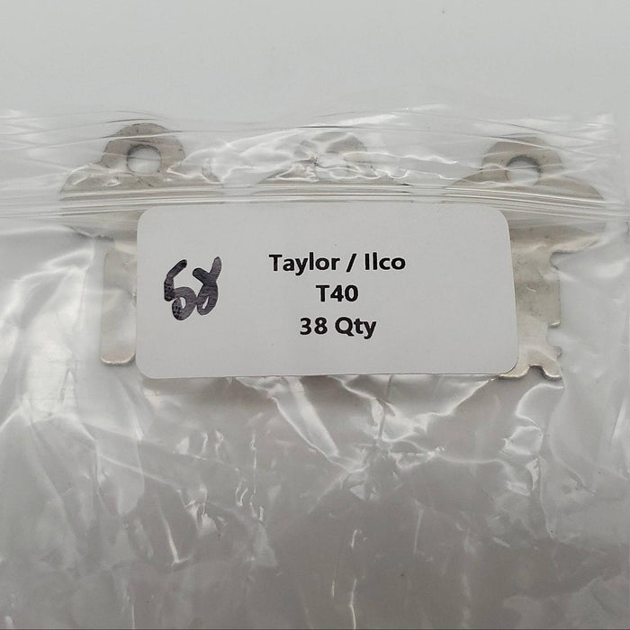 5x Taylor Ilco T40 Key Blanks For Eagle 0.06" Thick x 0.41" Wide x 1.6" OAL Flat 4