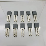 10x WAGO 281-402 Insulated Jumper Adjacent 32Amp 6mm W x 8mm H x 23.7mm D Gray 3