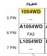 5x Ilco 1054WD Key Blanks 5 Pin For Some Falcon Locks Nickel Plated 2