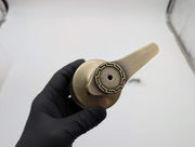 Kwikset Privacy Lock Lever Grecian Design Antique Brass 2-3/8" to 2-3/4" Backset 3