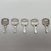 5x Abus 55/25 KB Padlock Key Blanks #90130 Nickel Plated 3