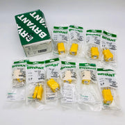 Bryant BRY5965Y Nylon Plug Nema 5-15P 15A 125V 2 Pole 3 Wire Grounding Box of 10 1