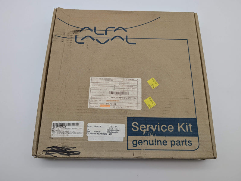 Alfa Laval 99198116 Minor Service Kit for MAPX-207 MOPX-207 Separator OEM NOS