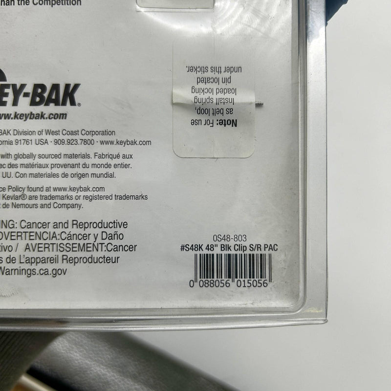 Key-Bak 0S48-803 Retractable Keychain Super48 Heavy Duty 48" Cord 15 Keys 2pk 5
