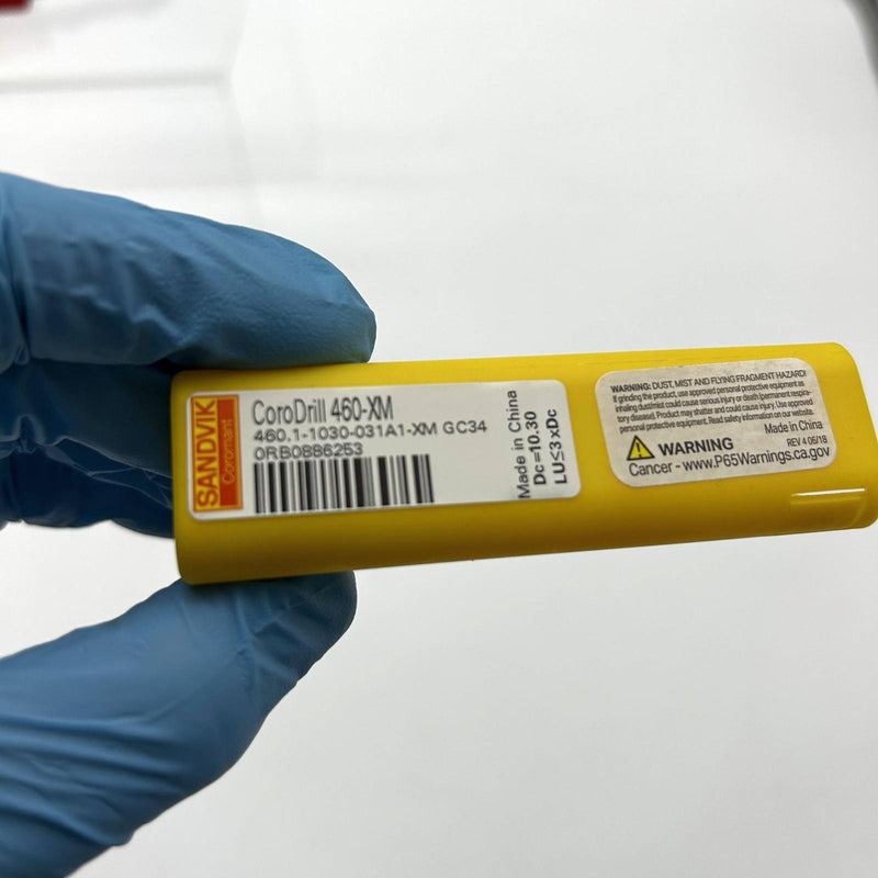 Sandvik 460.1-1030-031A1-XM GC34 Solid Carbide Drill CoroDrill 460-XM 6241297 2