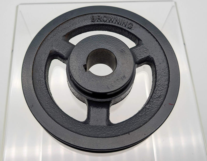 Browning AK56X1 V-Belt Sheave Pulley 1" Bore 5.45" OD 3L 4L A Belt Section