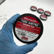 Plymouth 100 ASTM Mechanical Friction Tape .75in x .015in x 60ft Cat No 1002 5pk 3