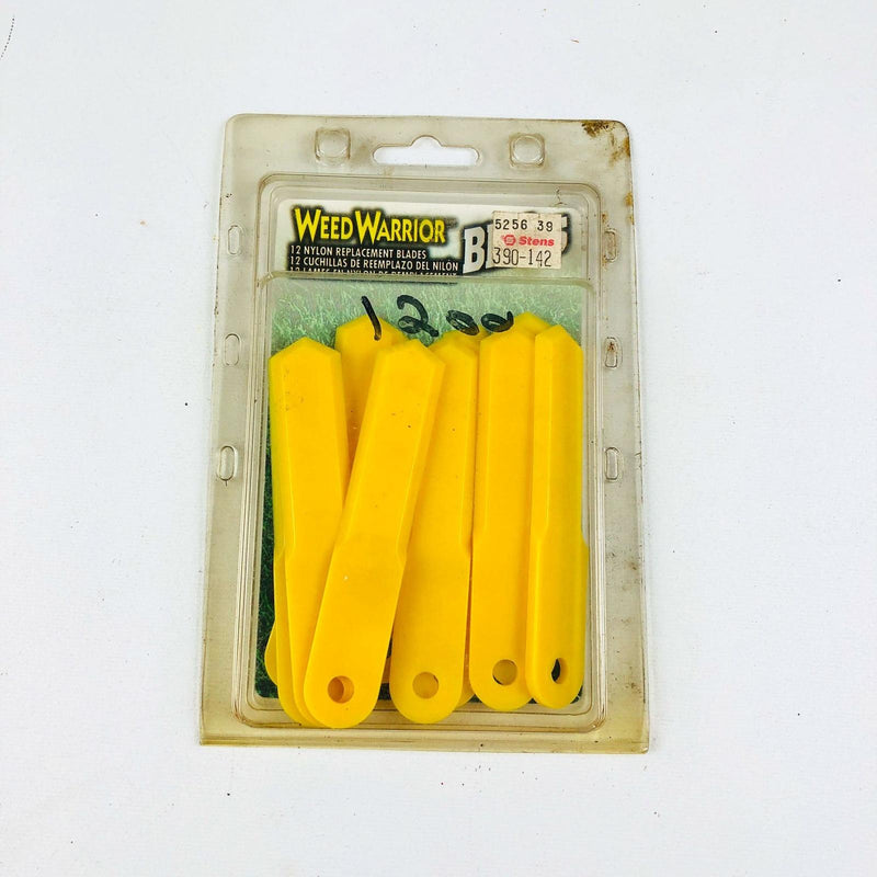 Weed Warrior 52410 Nylon Blades 12 Pack New Old Stock NOS Stens 390-142 4