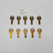 10x Master 600K Padlock Key Blanks Brass 5 Pin Master Lock OEM NOS 3
