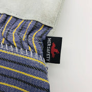 MCR Safety 1400 Split Leather Palm Work Gloves Size XL Safety Cuff 2.5"L 3 Pair 3