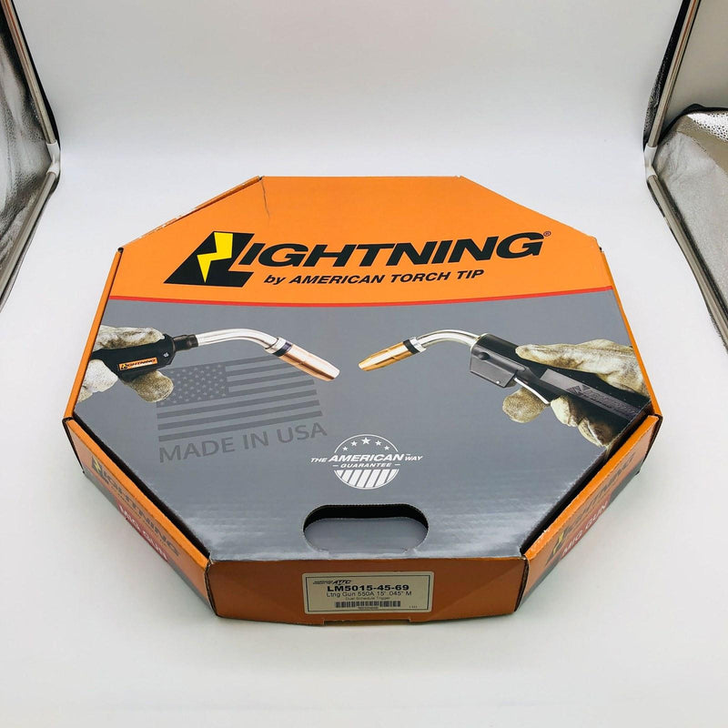 American Torch Tip LM5015-45-69 Lightning Mig Welding Gun 550A 15' .045" M 9