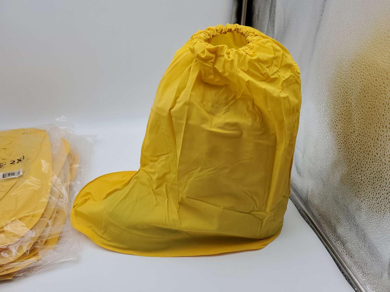 OnGuard Boot Shoe Covers XXL 15" PVC Yellow 97590-2X Fits Size 14-16 Pack of 4 3