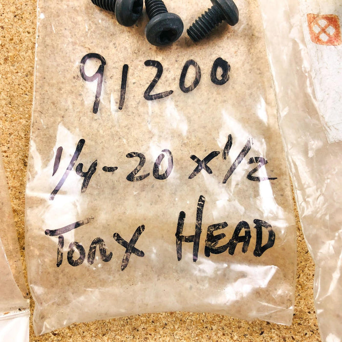 Snapper 91200 Screw Torx Head 1/4-20 x 1/2 OEM NOS Replaced by 703961 Coated 8