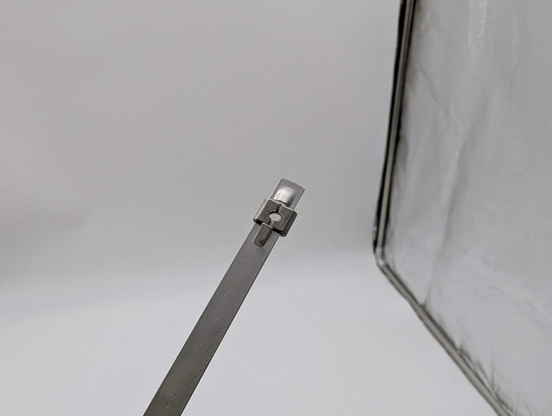 Thomas & Betts 304 Stainless Steel Cable Ties 1/4" x 29" Dual Lock Pack of 100 3