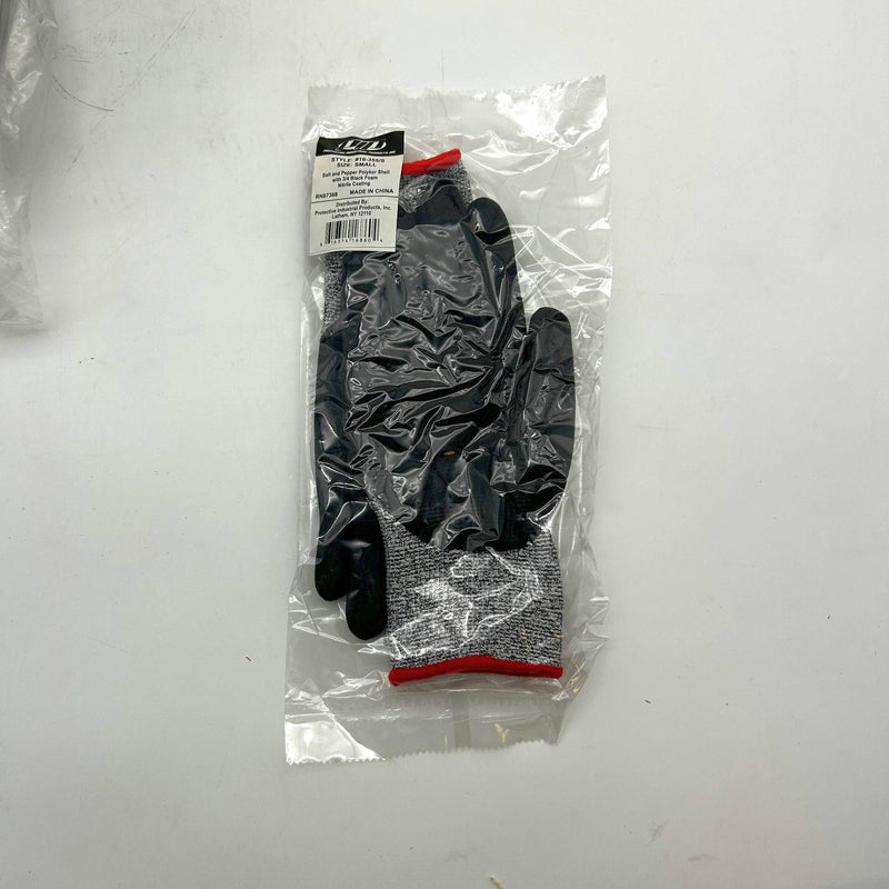 PIP 16-355 Cut Resistant Gloves Sz Small Salt Pepper 3/4 Blk Fm Nitrile 12 pairs 4