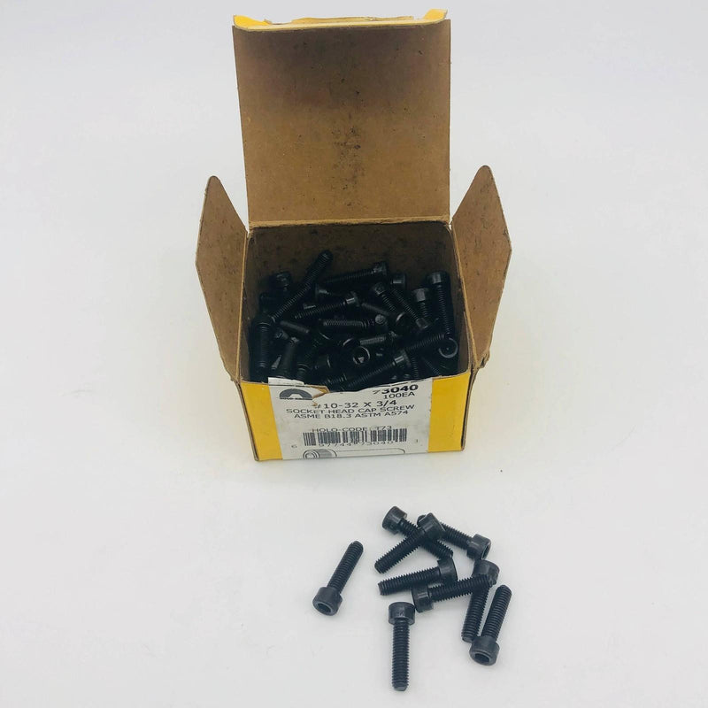 Holo Krome 73040 Socket Head Cap Screw 10-32 x 3/4 Alloy Steel Black Oxide 100pk 9