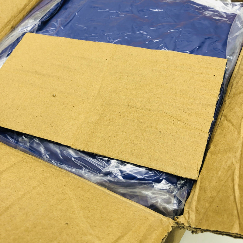 Durawear 1338B Bib Apron 35x45 6 Mil Vinyl Food Safe Blue w/ Neck Strap 50/CASE 4