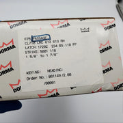 Dorma Door Lever Passage Latch Oiled Bronze 2-3/4" Backset CL710 LRC 613 8