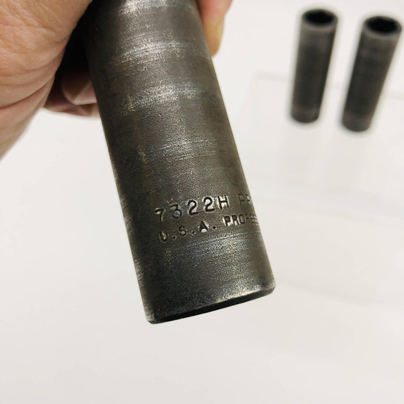 3x Proto 7322H Deep Socket Size 11/16 6pt 1/2 Drive Black Oxide Professional Ser 2