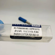 GWS 122152 Carbide Cutter .5 Cutting Tip 6 FL .13LC 3.5OL R.065 RC-FVX60500-065 3