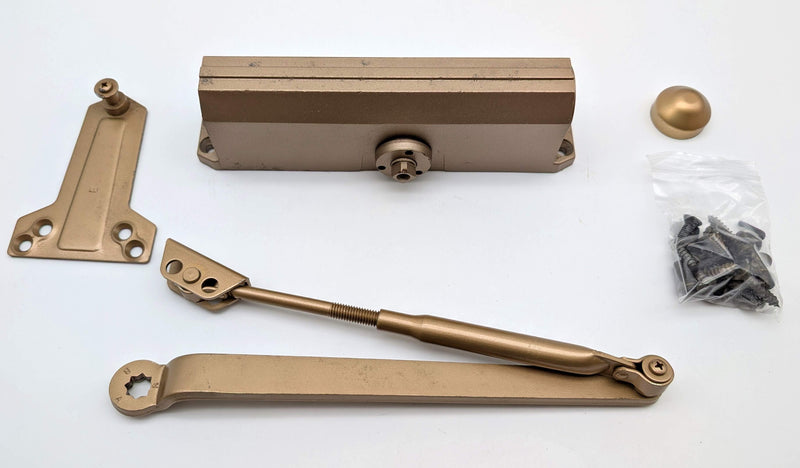 Yale 56 Door Closer Tri-Pack Non-Hold Open Reversible Bronze Lacquer Commercial