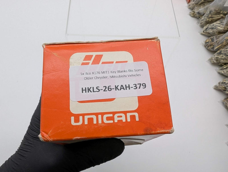 5x Ilco X176 MIT1 Key Blanks fits Some Older Chrysler, Mitsubishi Vehicles