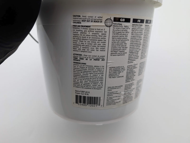 Shurhold YBP-0112 Super Cut Aggressive Marine Buffing Compound 10lb Pail