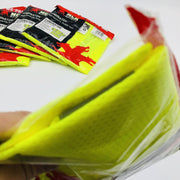 MCR VCL3MLZ Safety Vest Small Class 3 Hi-Viz Lime Zipper Mesh Luminator Lot of 5 6