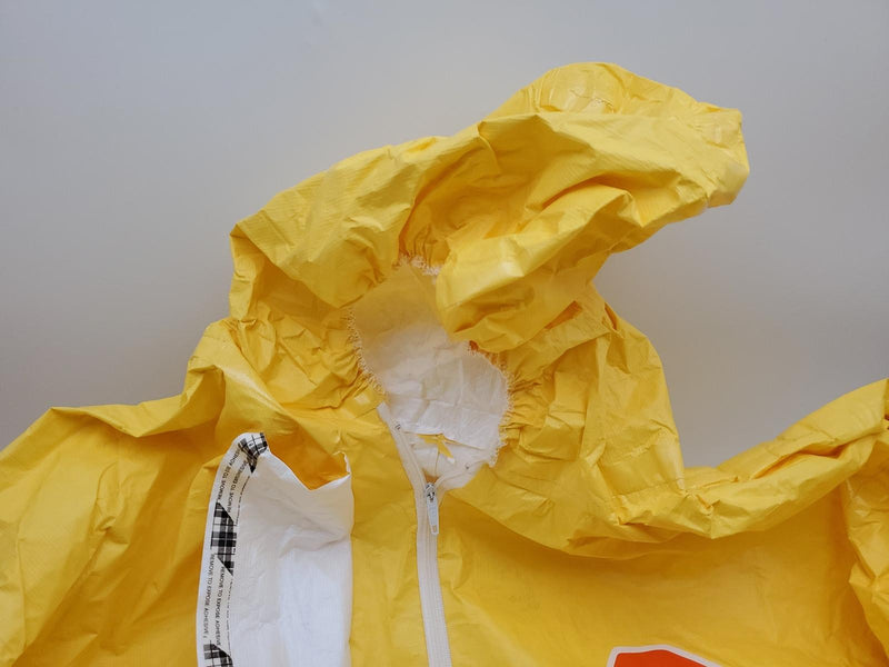 Dupont Tychem 2000 Hazmat Coverall Suit XL Hooded Socks Yellow QC122TYLXL000400 3