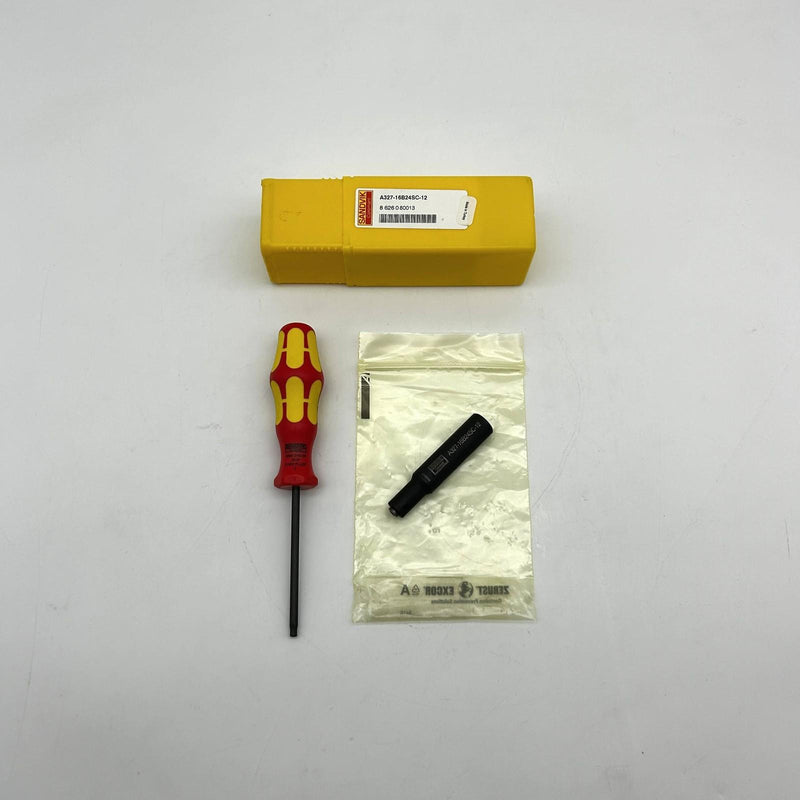 Sandvik A327-16B24SC-12 Adaptor Steel Weldon Shank 5/8 Diameter CoroMill 327 1ct 11