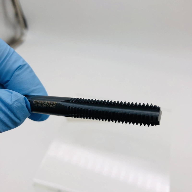 Widia GTD 19285 Straight Flute Tap 3/8-16 Bottoming Right Hand 4 Flutes HSS 8