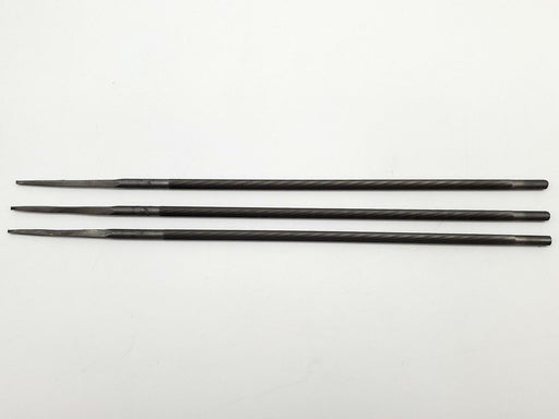 Nicholson 02229B Chainsaw Files Knurl Cut 8" Length x 3/16" Diameter Pack of 3 1