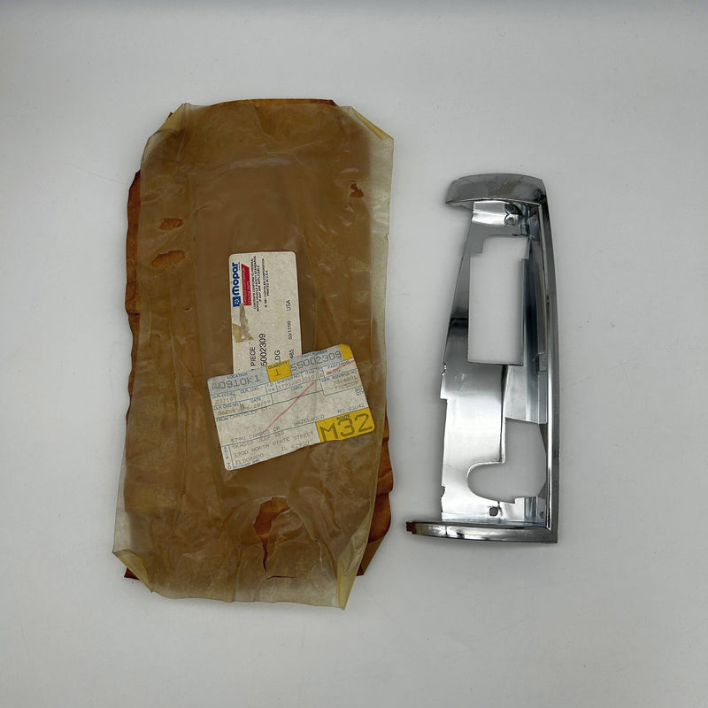 Mopar 55002309 Grill Molding Left Chrome OEM New Old Stock NOS 88-90 Jeep 1