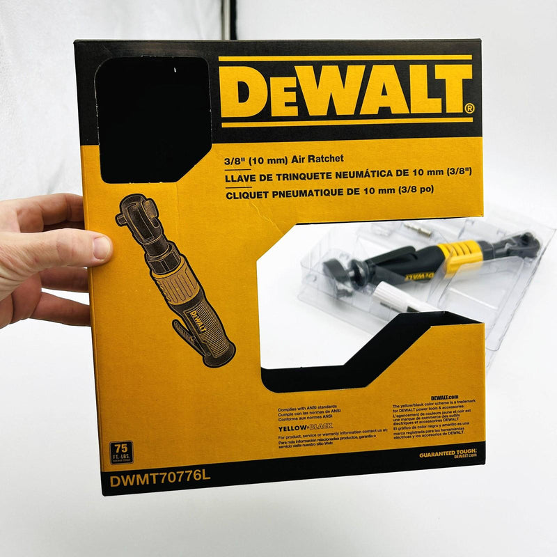 Dewalt DWMT70776L Air Ratchet 3/8 Drive Pneumatic 75 Ft-Lbs 1/4 NPT Inlet