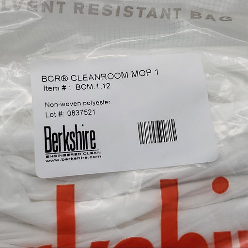 Berkshire BCM.1.12 Cleanroom Mop Head Non-woven Polyester Slide on Loop End 2