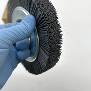 Weiler 83040 Wheel Brush 6inch Crimped Filament Nylox .040/120 2in AH NYX-6 8